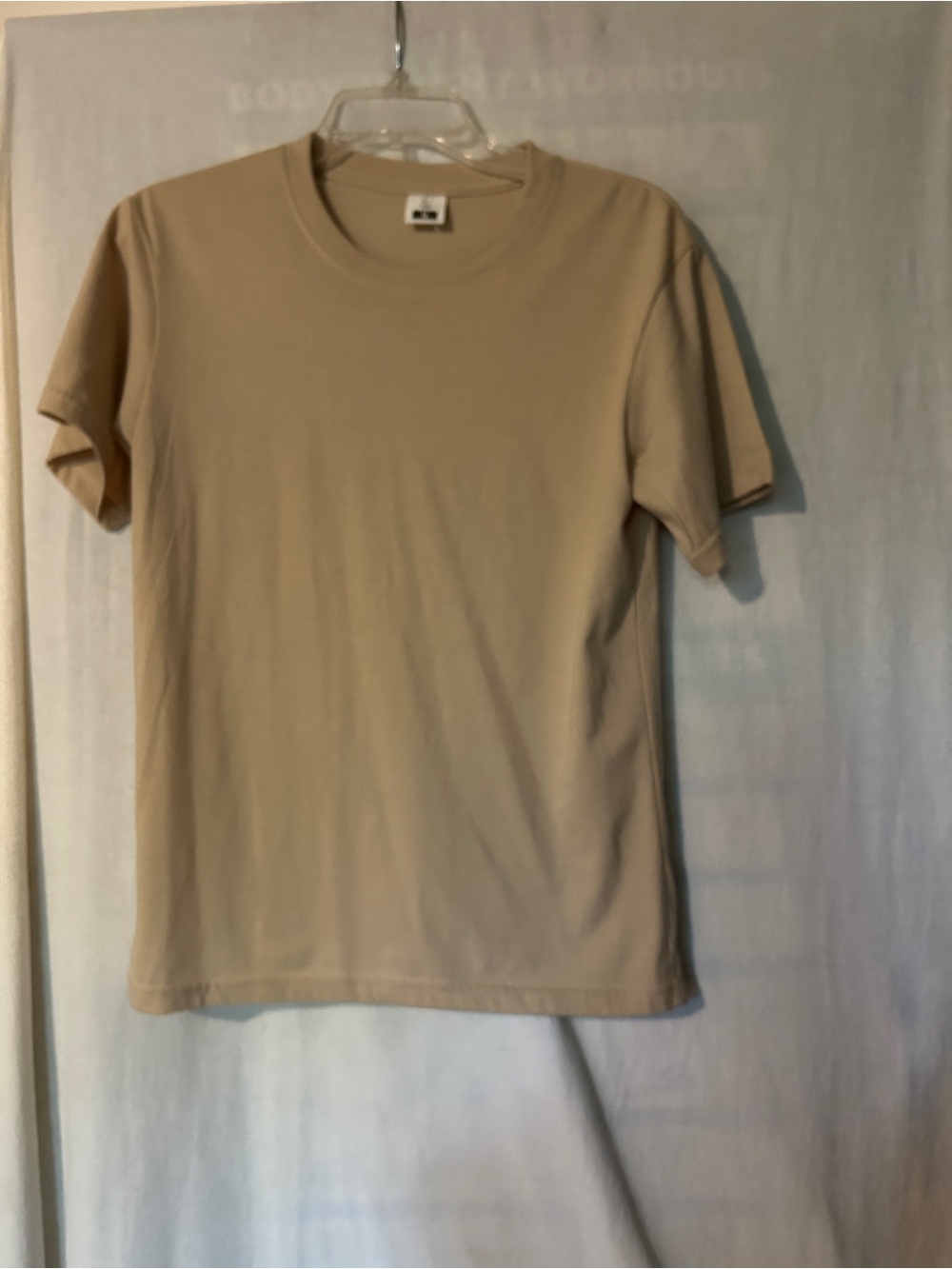 Classic Crewneck Men's T-Shirt - Beige